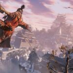 Sekiro the Wolf in a tense combat situation