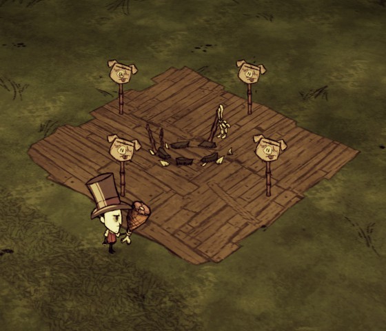 Touch Stone resurrection point in Don't Starve Together