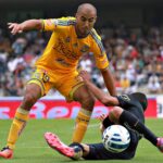 Guido Pizarro in action for Tigres UANL during a Liga MX match. The Argentine midfielder has been called up to the Argentina national team for Copa América.