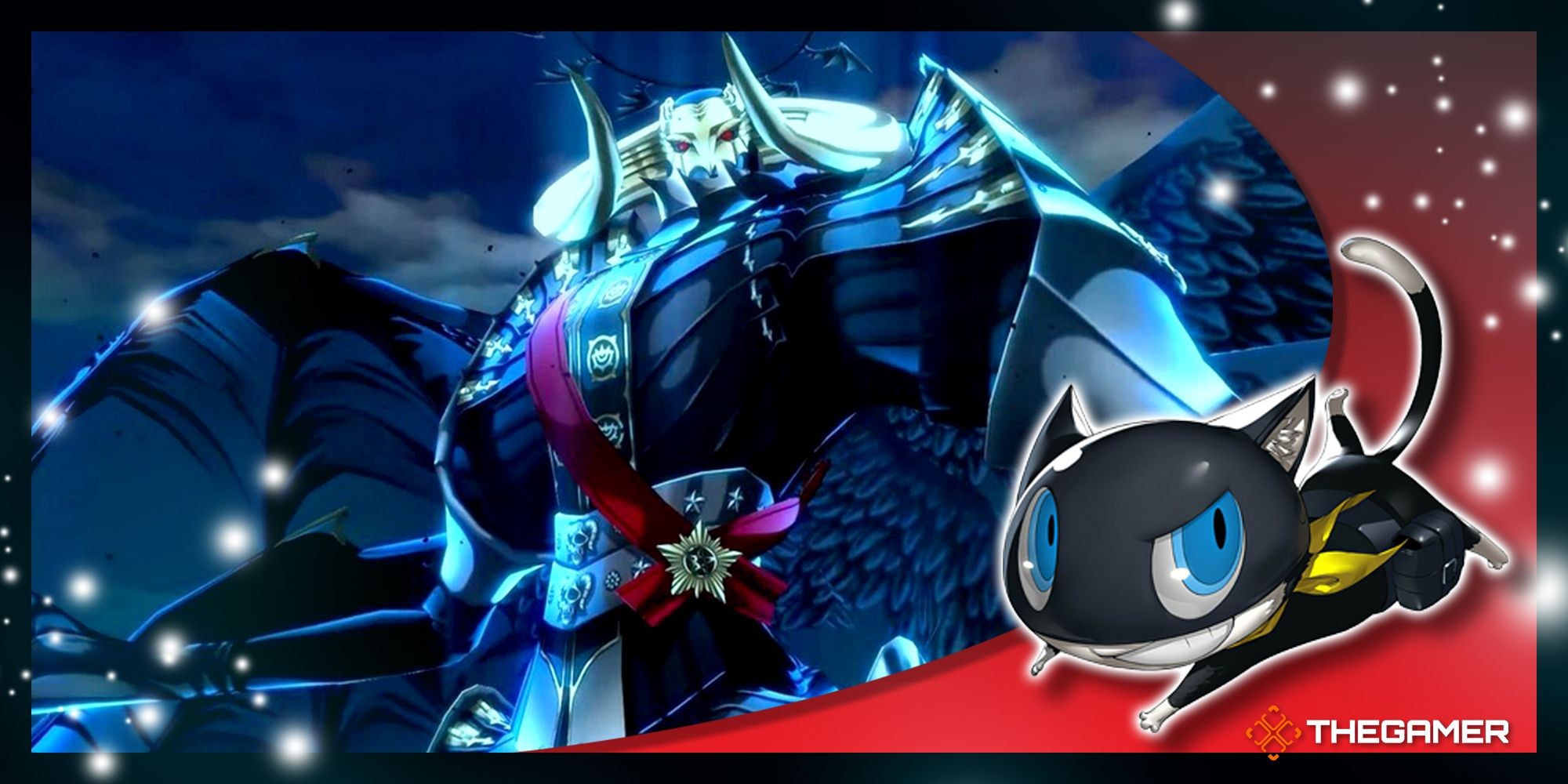 Satanael, the ultimate Persona of the Fool Arcana, summoned by Joker in Persona 5 Royal.