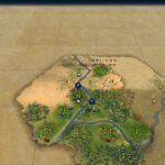 Civ 6 Settler Placement Example avoiding wood