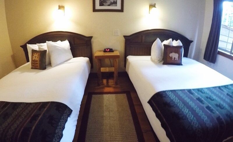 Image of a room at Guides Inn with two queen beds