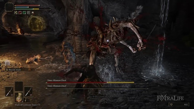 Aggressive Combat with Bloodblade Build in Elden Ring