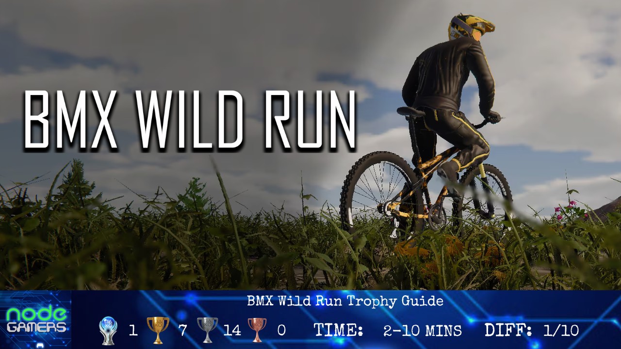 BMX Wild Run Trophy Guide Header Image - Learn how to quickly get all trophies in BMX Wild Run with our expert guide on conduct.edu.vn.