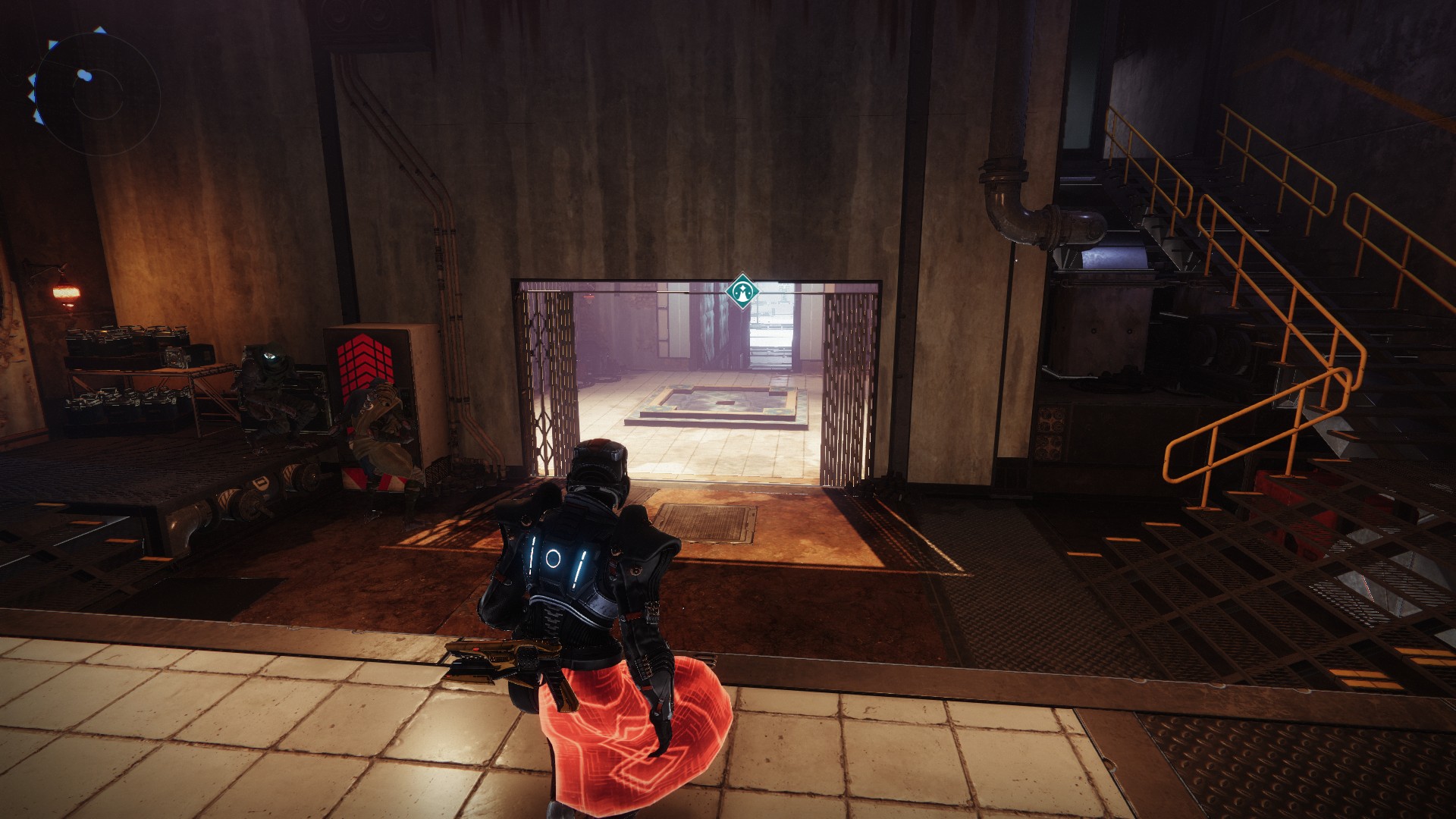 Guardian approaches Ada-1 in the Tower Annex