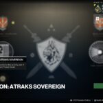 The Pantheon: Atraks Sovereign launch screen in Destiny 2