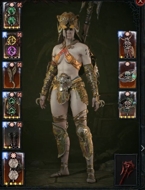 Diablo 4 High-Level Spiritborn Build Character