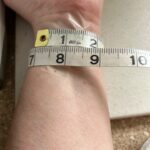 Measuring wrist with string for Apple Watch band size