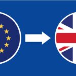 EU and UK flags representing shoe size conversion