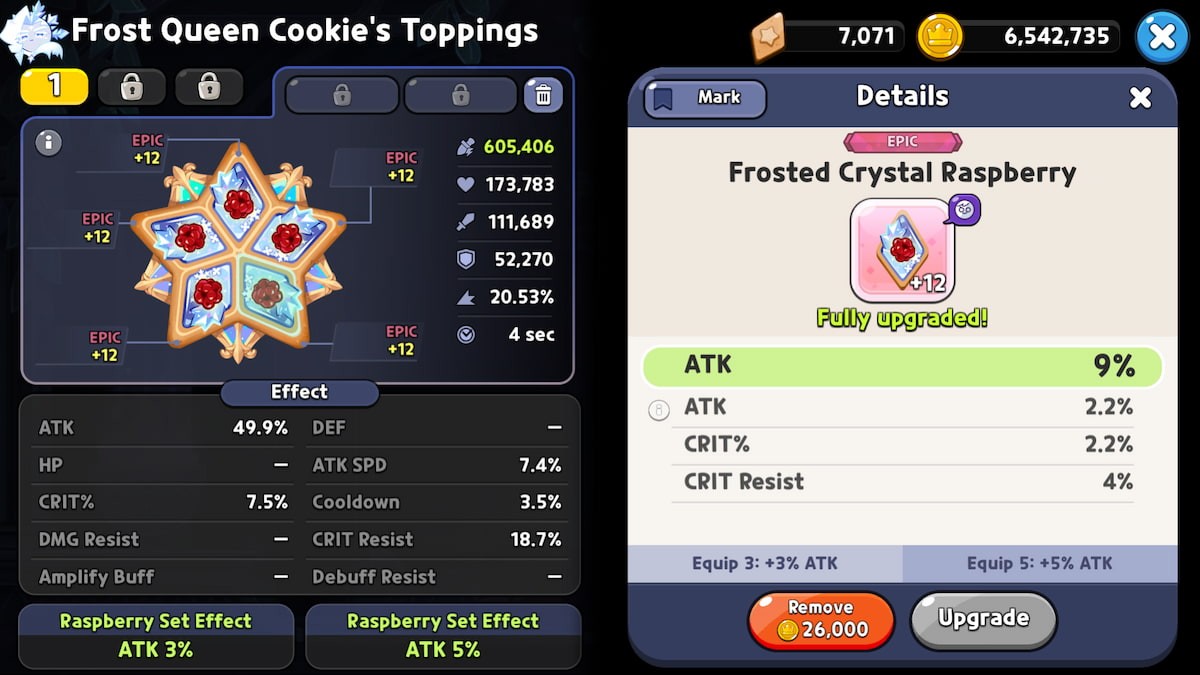 Resonant Toppings in Cookie Run Kingdom.