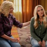 Emily Osment as Mandy and Rachel Bay Jones as Audrey in Georgie & Mandy's First Marriage, decorating CeeCee's nursery.