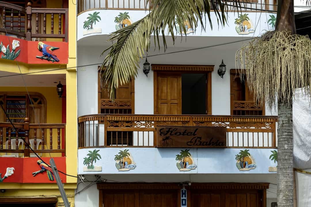 Colourful buildings in Guatapé Colombia