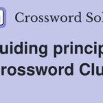 Guiding principle Crossword Clue