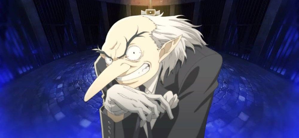 Igor, the enigmatic master of the Velvet Room in Persona 5 Royal.