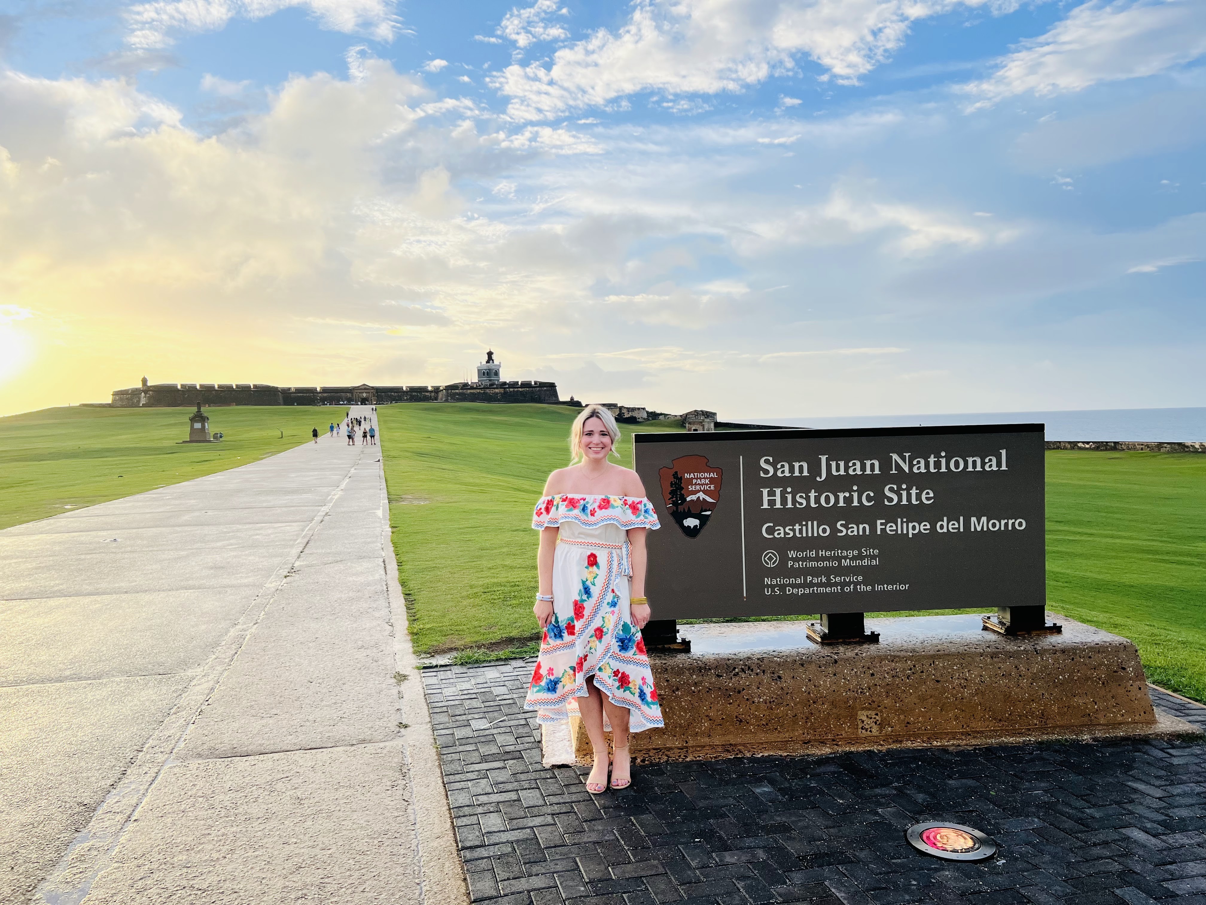 A historic fort at San Juan National Historic Site, overlooking the ocean