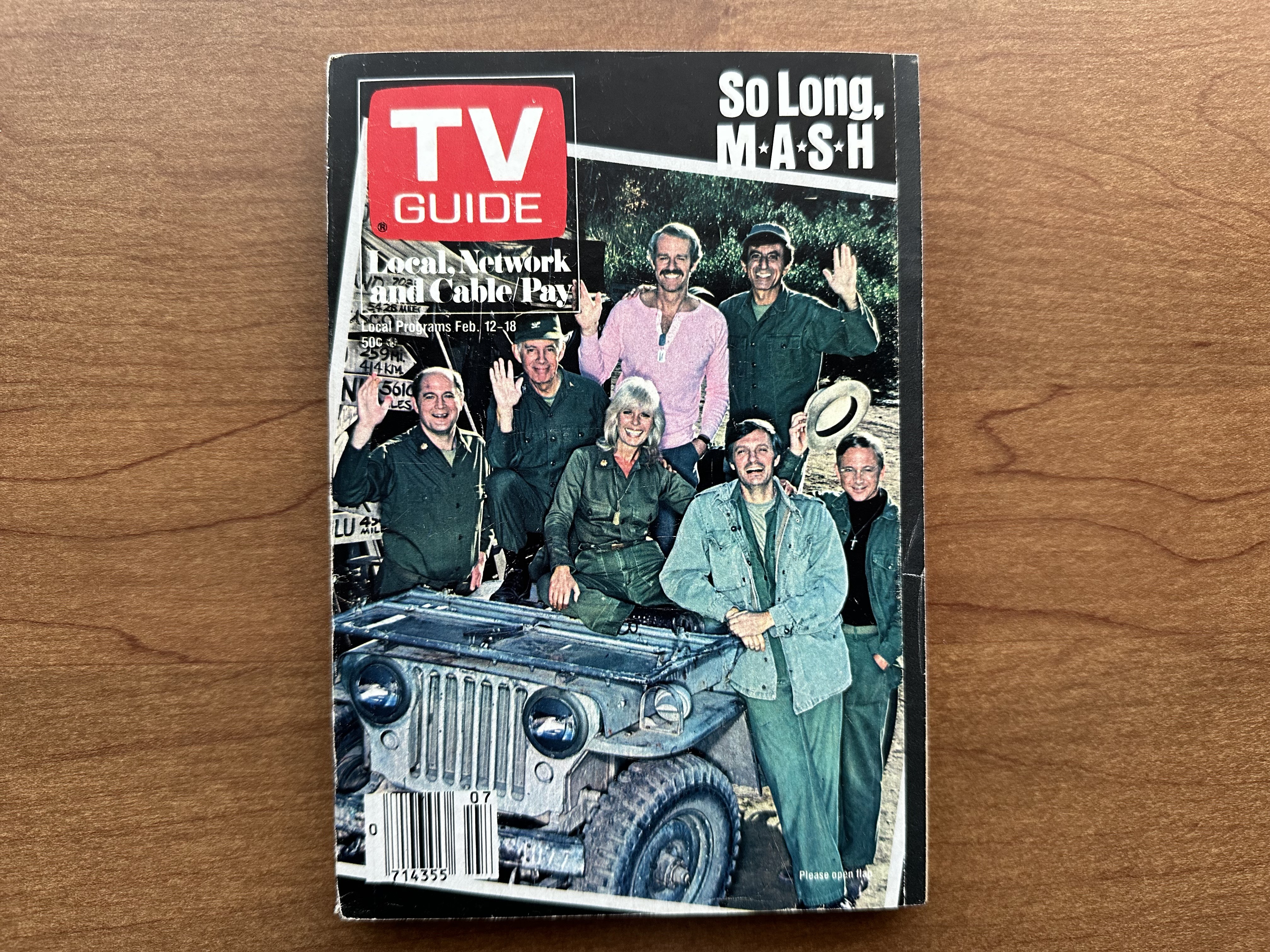 MASH TV Guide Fold-out Cover