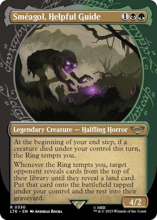 Smeagol, Helpful Guide MTG Card Art