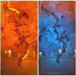 Void Bow, Fire Bow, Lightning Bow, Wolf Bow from Call of Duty Zombies Black Ops 3 Der Eisendrache, visually similar to staffs