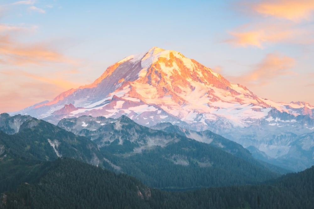 Mount Rainier from Tolmie Peak