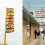 Frank's Pizzeria exterior signs