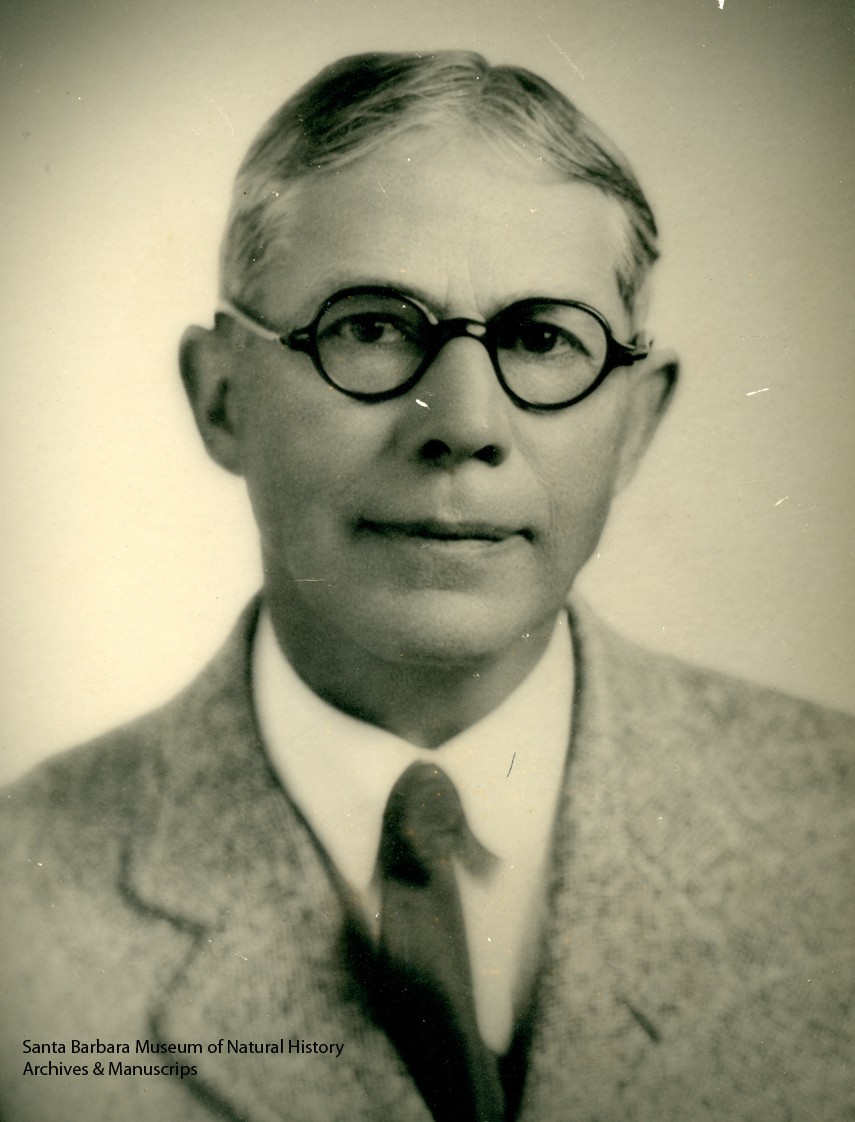 Ralph Hoffmann, author of the seminal Hoffmann bird guide, in a portrait from 1928. This image, courtesy of the Santa Barbara Museum of Natural History, highlights Hoffmann's significant contribution to ornithology.