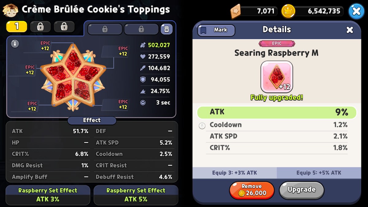 Regular Toppings in Cookie Run Kingdom.