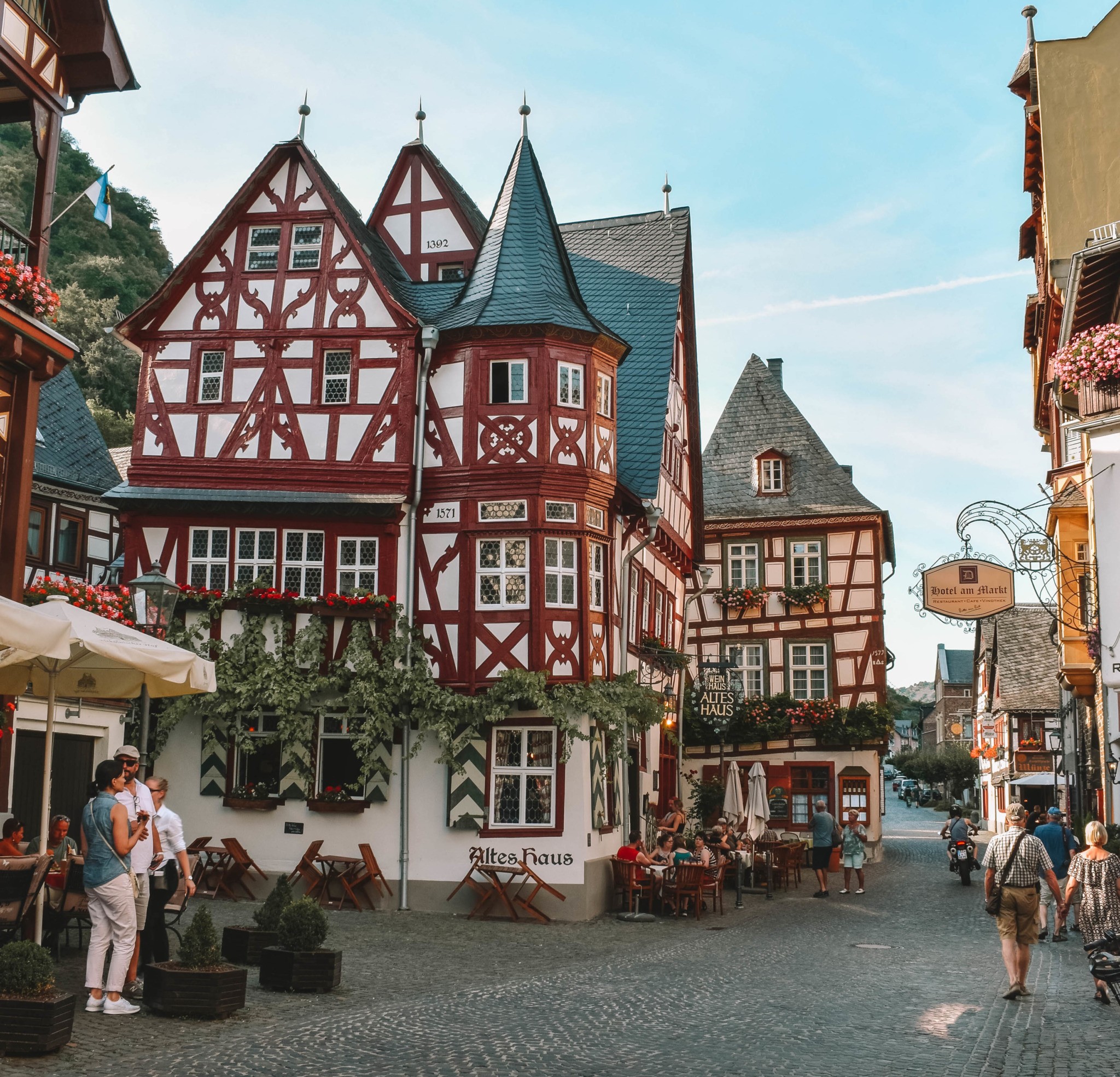 Picturesque town in Mosel Valley, Germany