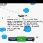 Gravenor Bay Navionics Chart Note highlighting navigation challenges