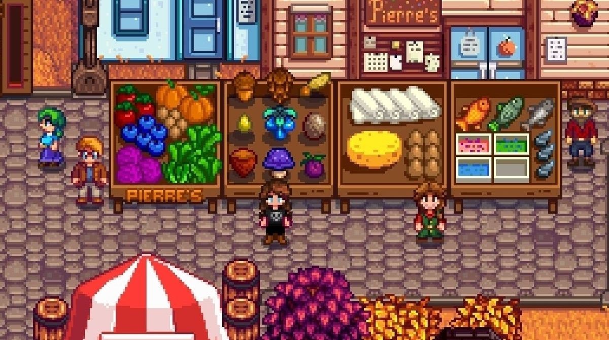 stardew valley fair contestant bins full with food