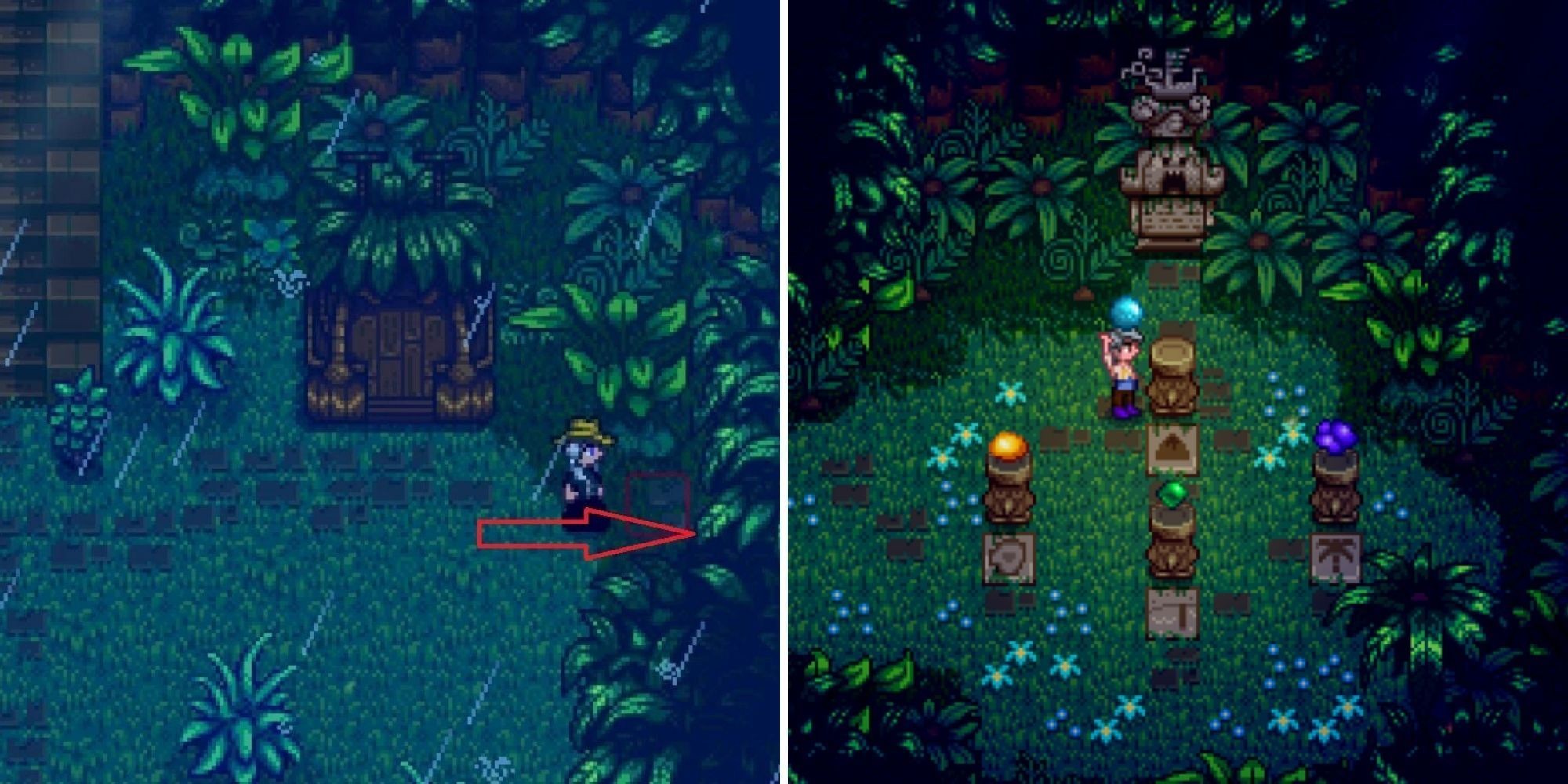 Stardew Valley Ginger Island Bird Gem Golden Walnut Locations