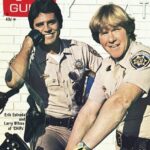 Erik Estrada and Larry Wilcox on the cover of a 1980s TV Guide promoting CHiPs