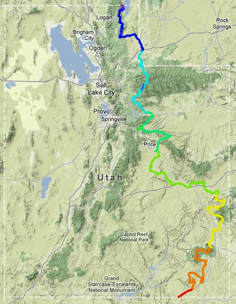 Utah Backcountry Discovery Route Map