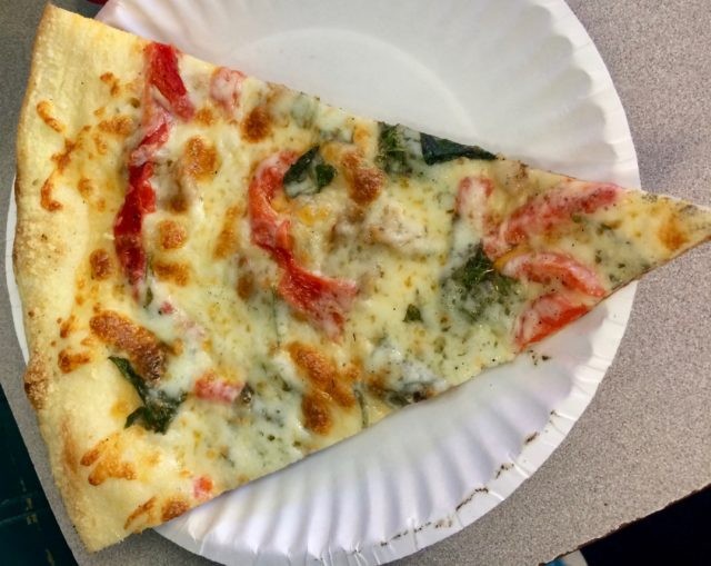 A White (no sauce) slice at Guido